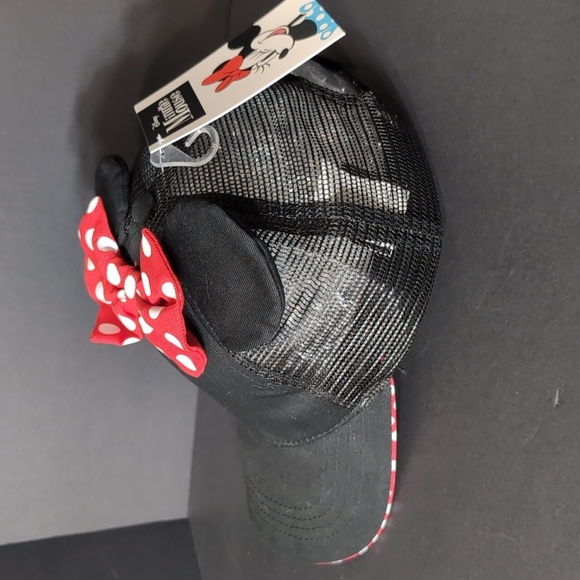 NWT,Disney Minnie Mouse ,Berkshire Fashions Girls Black/Red Snapback Hat. - Picture 2 of 8